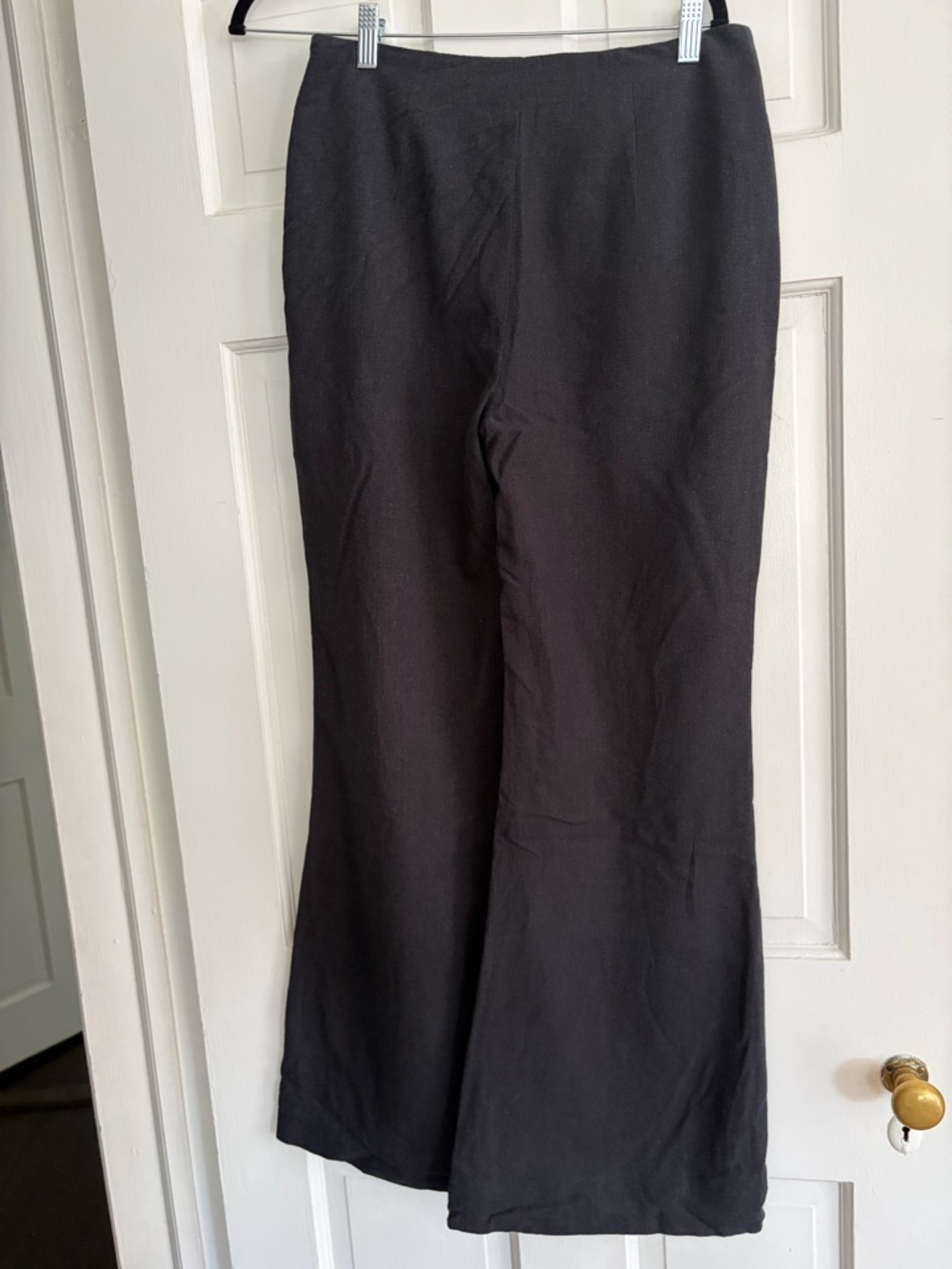Alix of Bohemia Charlie Trumpet Wide-Leg Pants with Floral Embroidery sz S - Picture 4 of 4